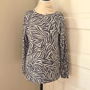 1. State Zebra Print Top